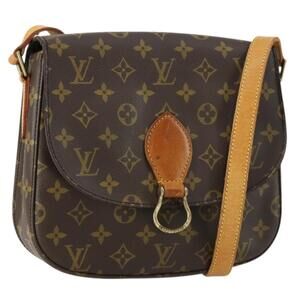 LOUIS VUITTON Monogram Saint Cloud GM Shoulder Bag M51242 LV Auth ka1135
